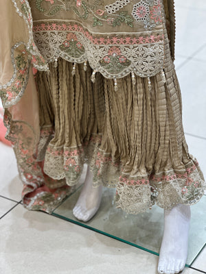 Shagun Exclusive Party Wear 3Pcs (Crushed Trouser )Suit -SE-03