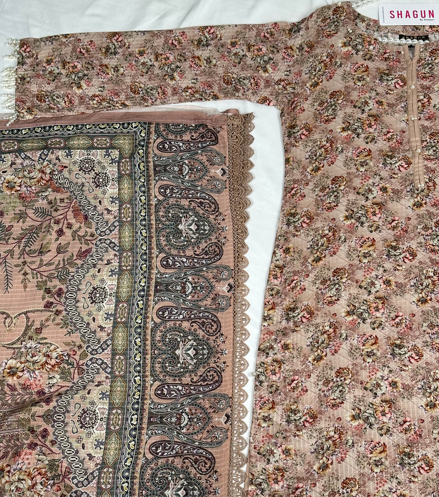 BAHAR VOL 2 DOBI LINEN WINTER COLLECTION 3 PCS