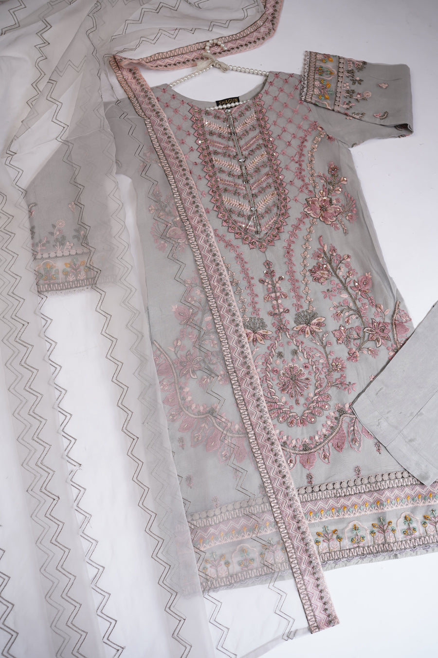 Shagun Organza budget wear Eid Collection Vol 2 SK-0010