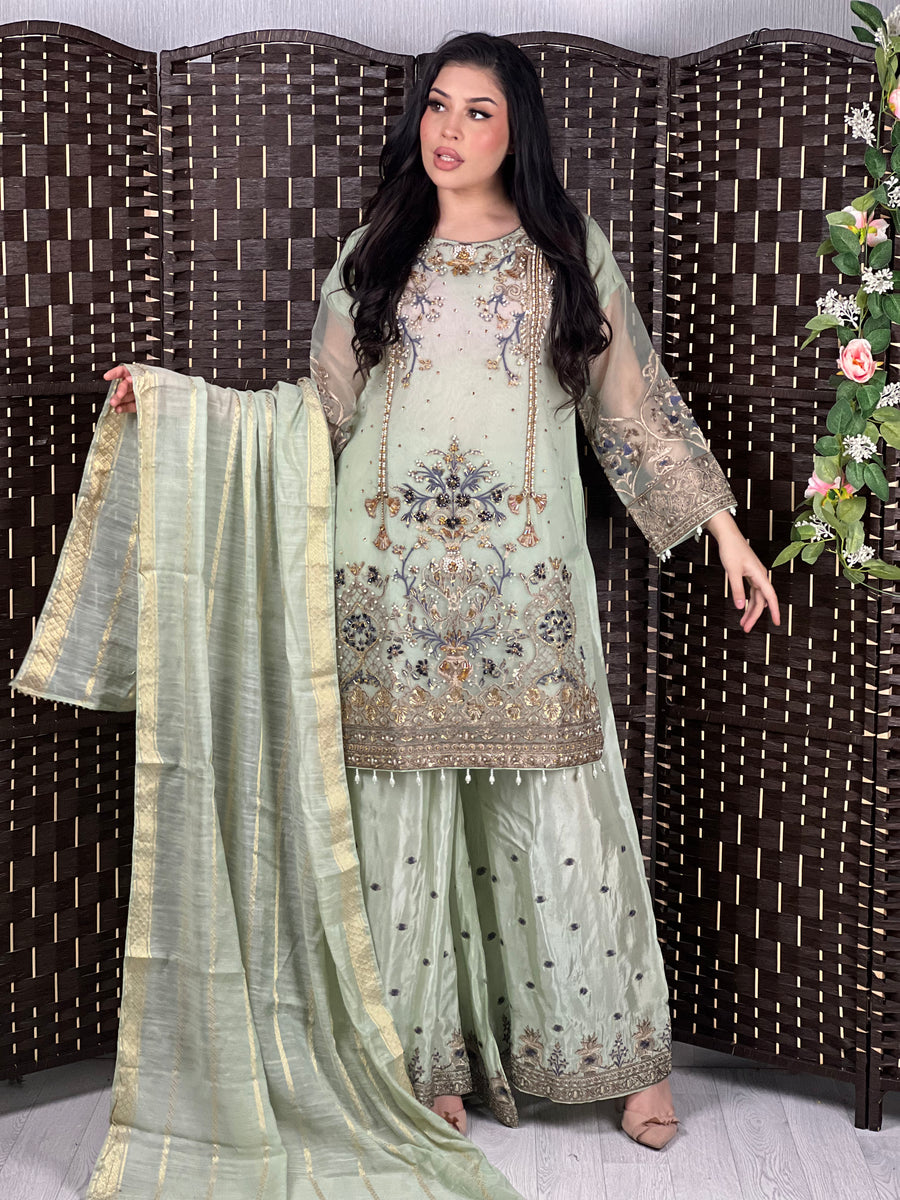 AMELIA LUXURY SOFT ORGANZA EID COLLECTION - READY TO WEAR