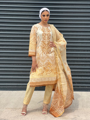 BASANT BY SHAGUN LAWN WITH FANCY SCARF