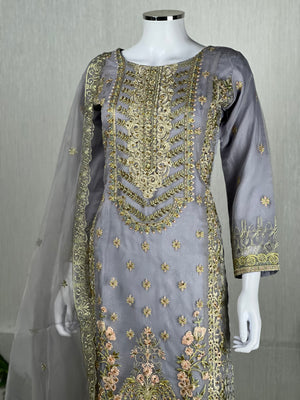 RANGOON - Luxury Organza Ready to Wear - D1