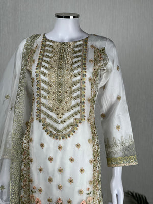 RANGOON - Luxury Organza Ready to Wear - D1