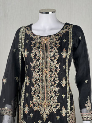 RANGOON- Luxury Organza Ready to Wear - D4