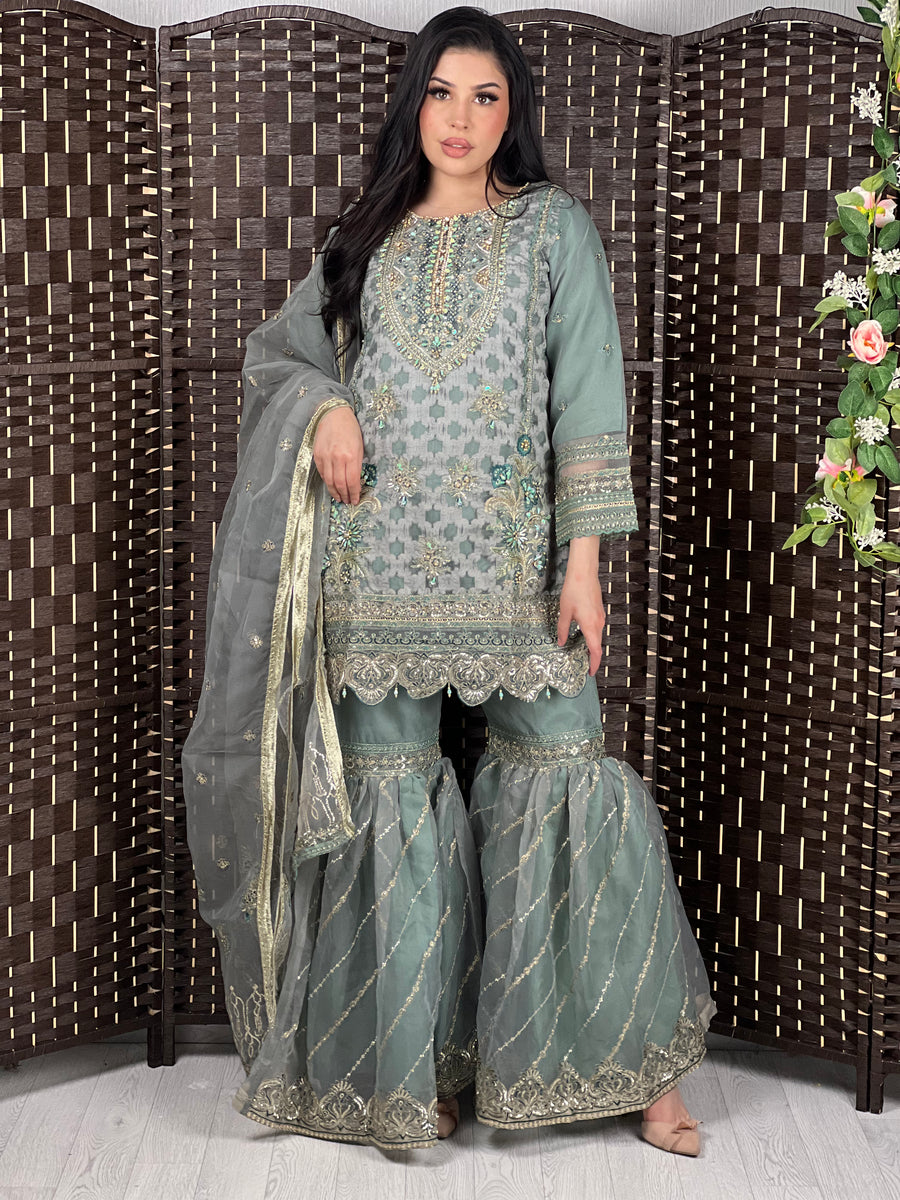 AMELIA LUXURY SOFT ORGANZA EID COLLECTION - READY TO WEAR