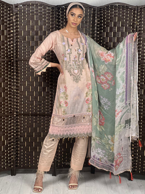 ARZO EID UL ADHA LUXURY LAWN- PINK