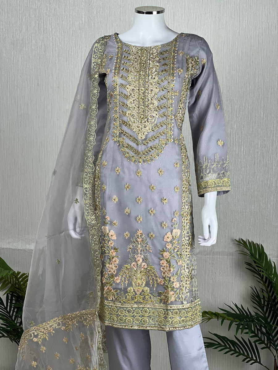 RANGOON - Luxury Organza Ready to Wear - D1