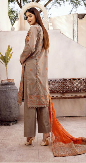 Mahees Exclusive Embroidered Lawn By Shagun