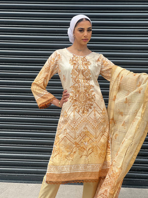 BASANT BY SHAGUN LAWN WITH FANCY SCARF