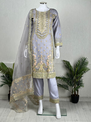 RANGOON - Luxury Organza Ready to Wear - D1