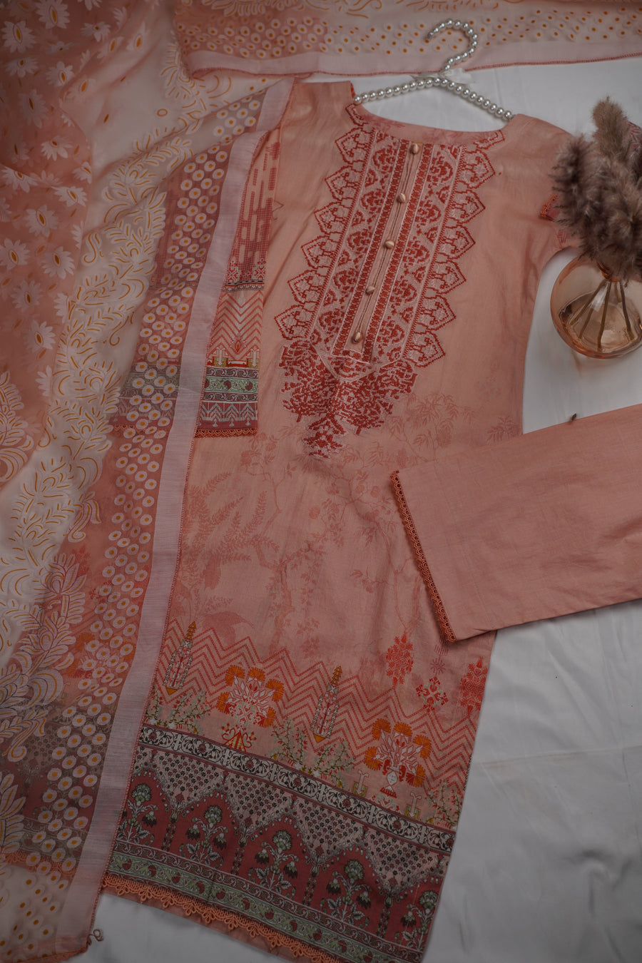 Rozi - Ready to Wear - Luxury Lawn with Organza Dupatta