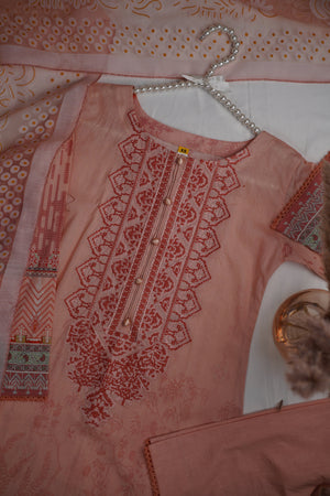 Rozi - Ready to Wear - Luxury Lawn with Organza Dupatta