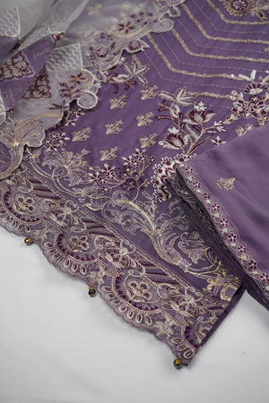 Exclusive Branded Chiffon - Full Chiffon Suit with Net Dupatta & Plazzo bottoms - Ready to Wear - D1
