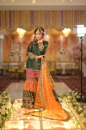 PRE ORDER READY IN 10 WEEKS) MULTI COLOUR GARARAH 3 PCS