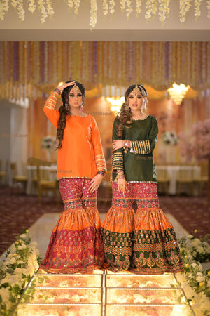 PRE ORDER READY IN 10 WEEKS) MULTI COLOUR GARARAH 3 PCS