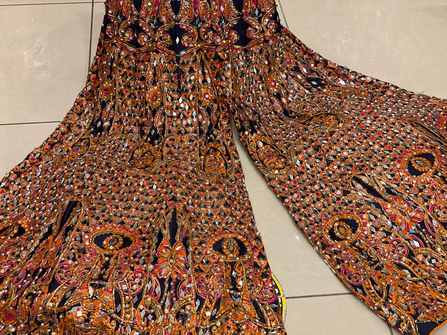 PRE BOOK READY IN 8 WEEKS New mehndi plazzo collection 2021-2022