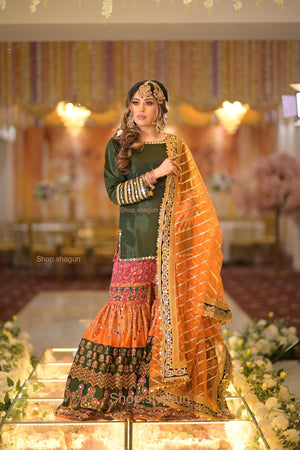 PRE ORDER READY IN 10 WEEKS) MULTI COLOUR GARARAH 3 PCS