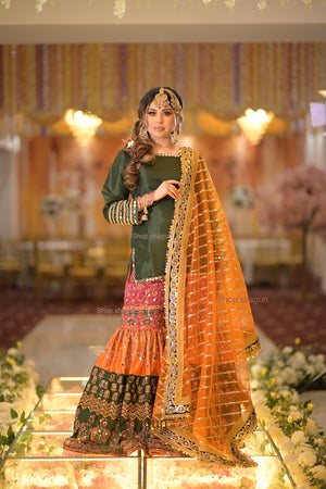 PRE ORDER READY IN 10 WEEKS) MULTI COLOUR GARARAH 3 PCS