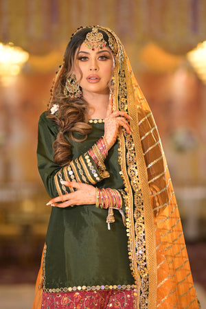 PRE ORDER READY IN 10 WEEKS) MULTI COLOUR GARARAH 3 PCS