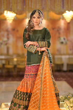 PRE ORDER READY IN 10 WEEKS) MULTI COLOUR GARARAH 3 PCS